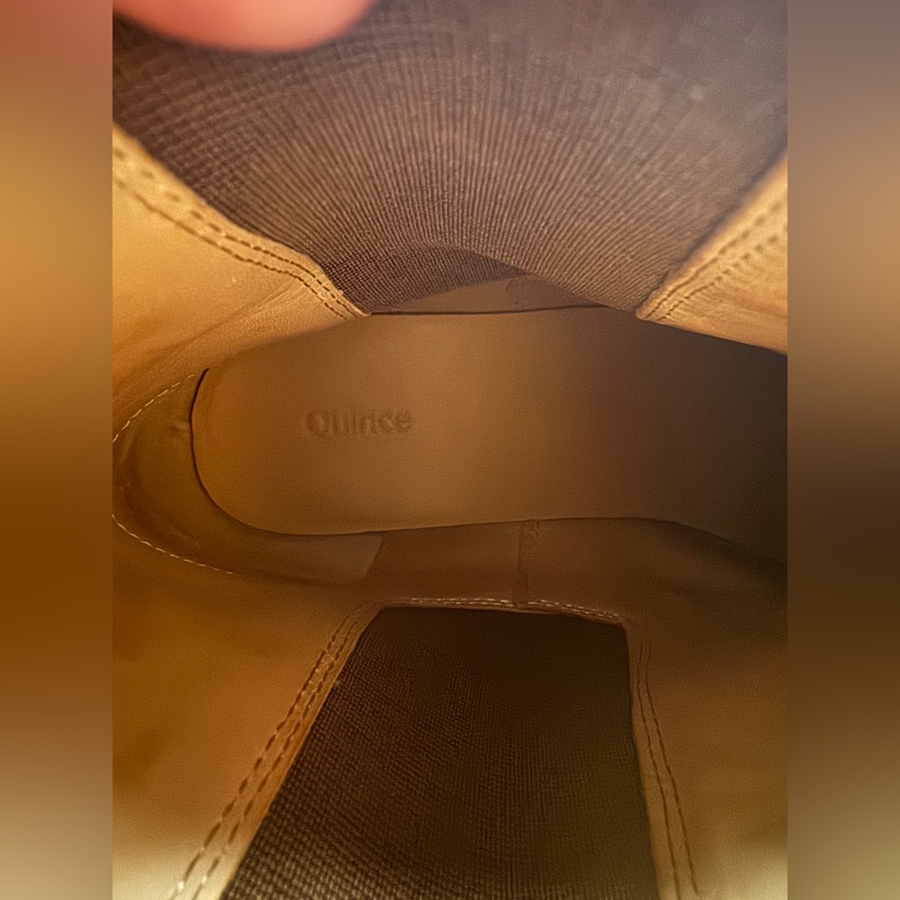 NIB | Quince Women Suede Chelsea Boot Cinnamon 10 - Picture 10 of 12